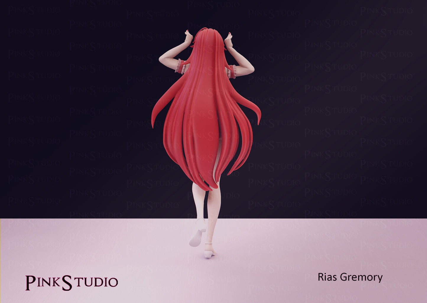 Rias Gremory Inspired Fanart High School DxD Resin Model Kit