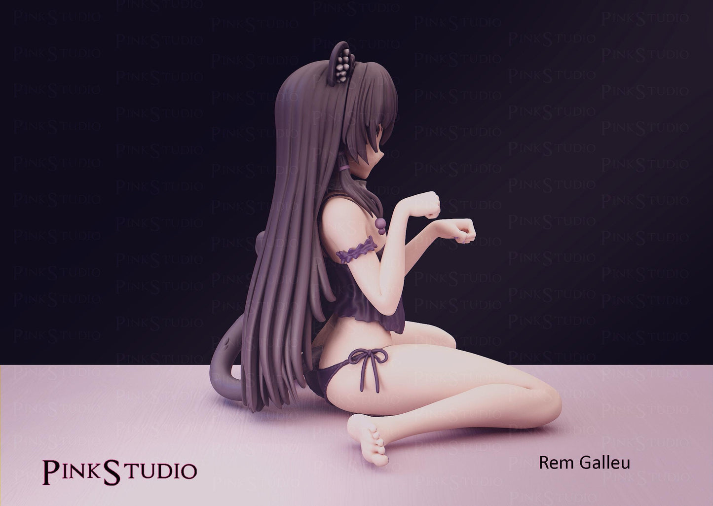How Not to Summon a Demon Lord Inspired Fanart Rem Galleu Resin Kit Model