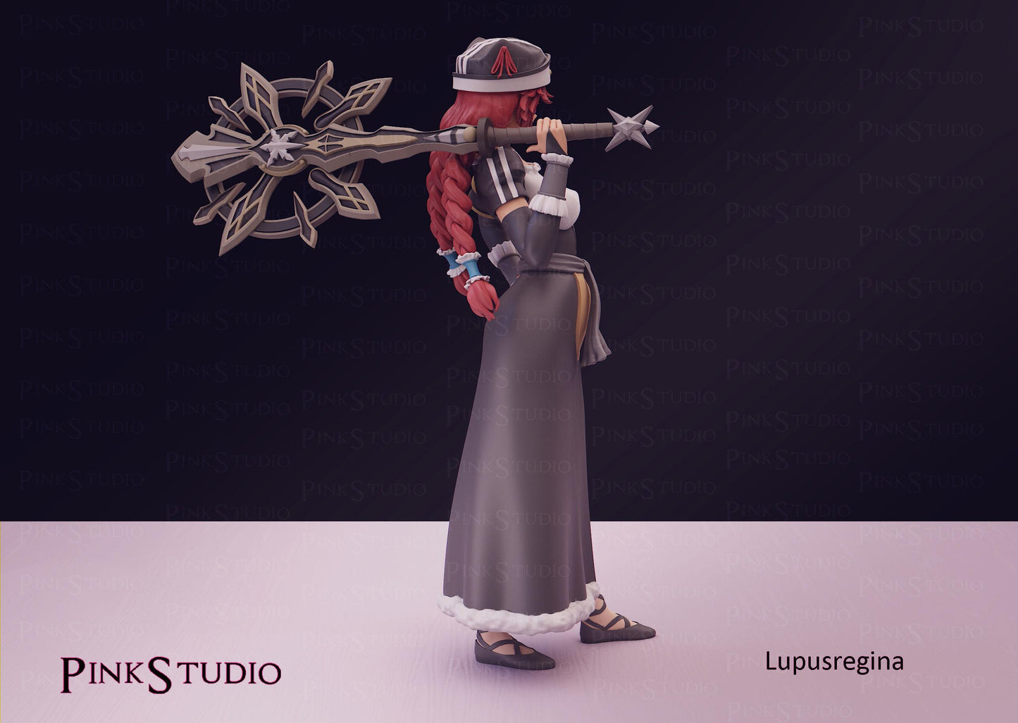 Overlord Inspired Fanart Lupusregina Beta Resin Model Kit 19cm