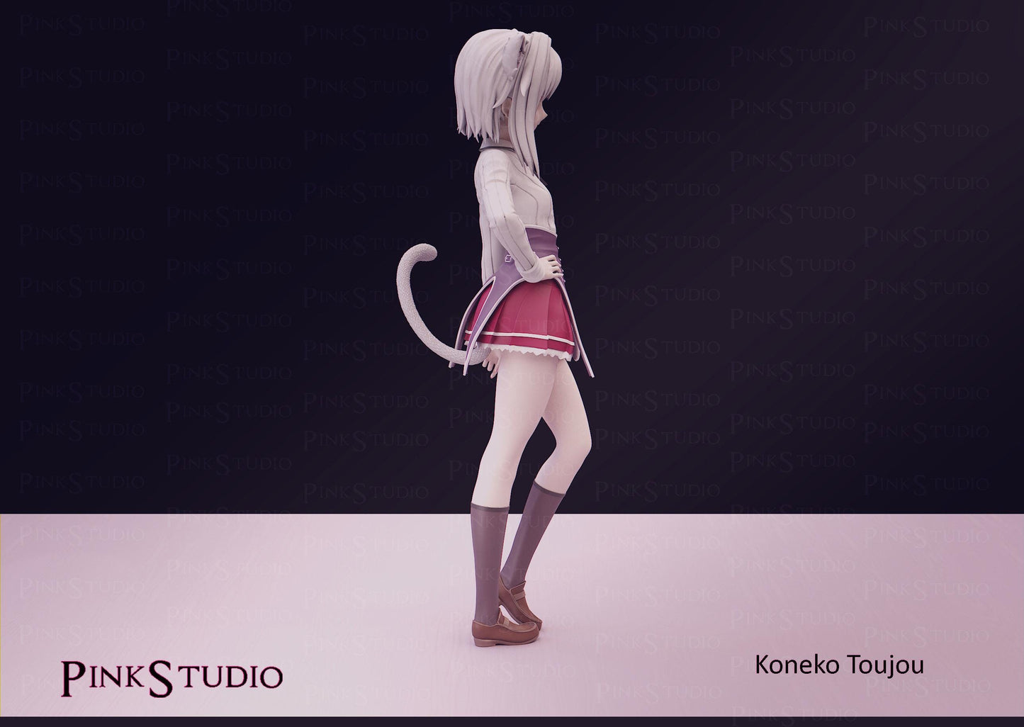 High School Dxd Inspired Fanart Koneko Toujou Resin Model Kit 17.25cm