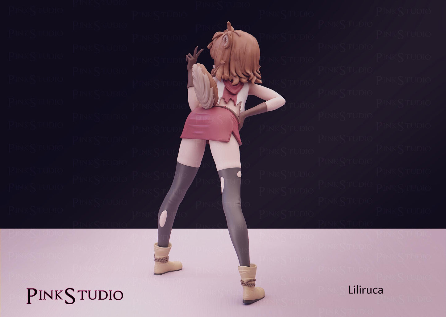 Danmachi Inspired Fanart Liliruca Arde Resin Model Kit 13cm