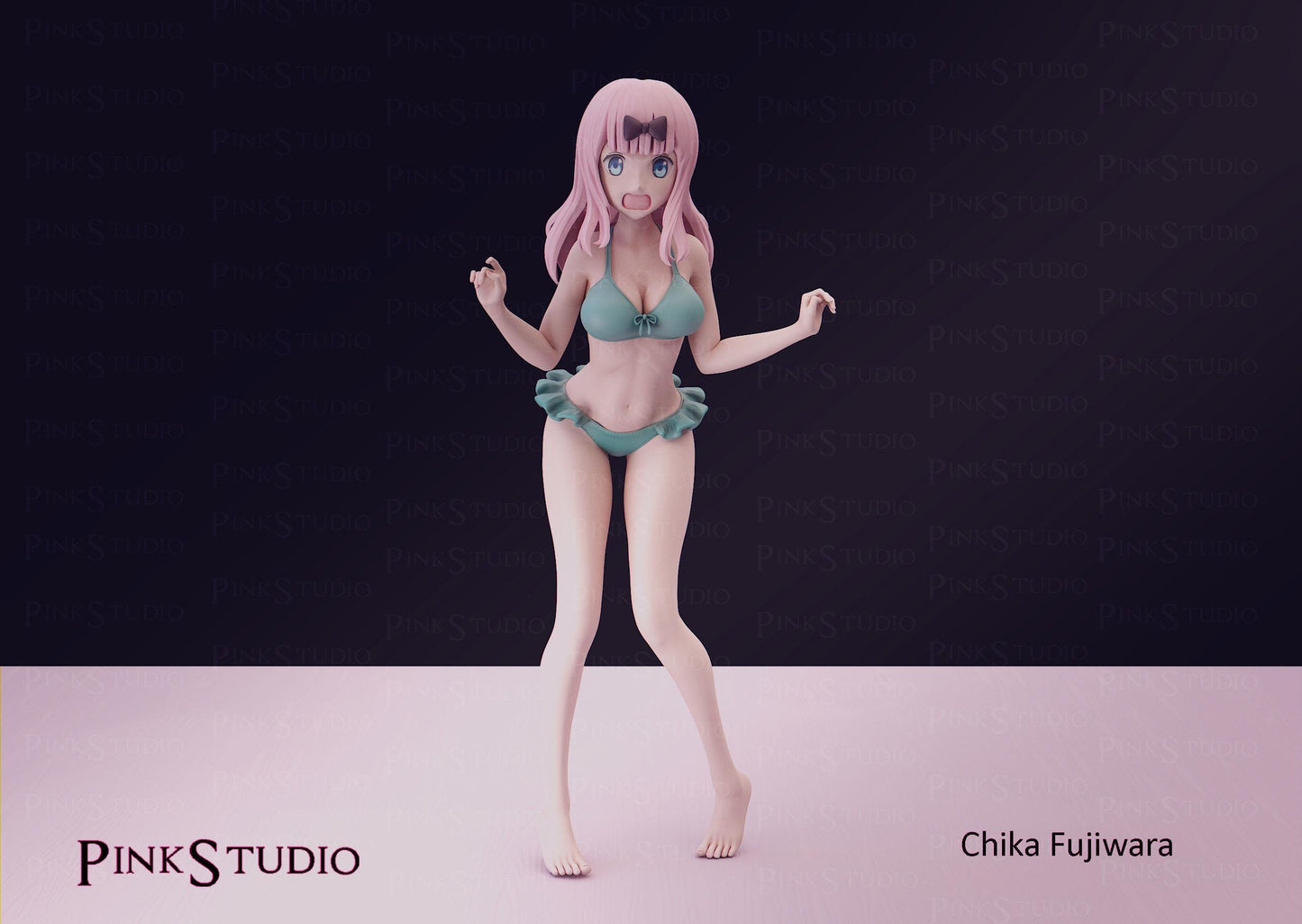 KaguyaInspired Fanartsama Love Is War - Chika Fujiwara Resin Model Kit 16cm