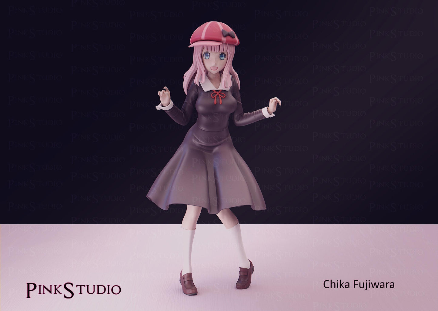 KaguyaInspired Fanartsama Love Is War - Chika Fujiwara Resin Model Kit 16cm