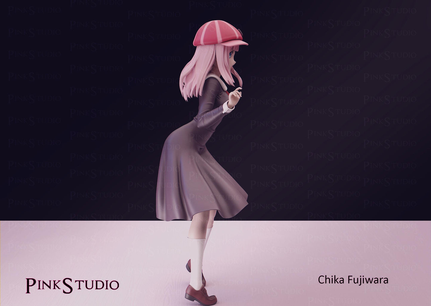 KaguyaInspired Fanartsama Love Is War - Chika Fujiwara Resin Model Kit 16cm