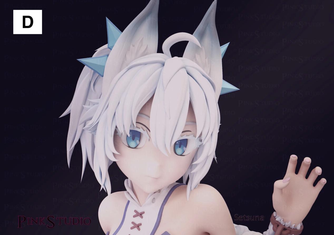 Redo of Healer Inspired Fanart Setsuna Resin Model Kit
