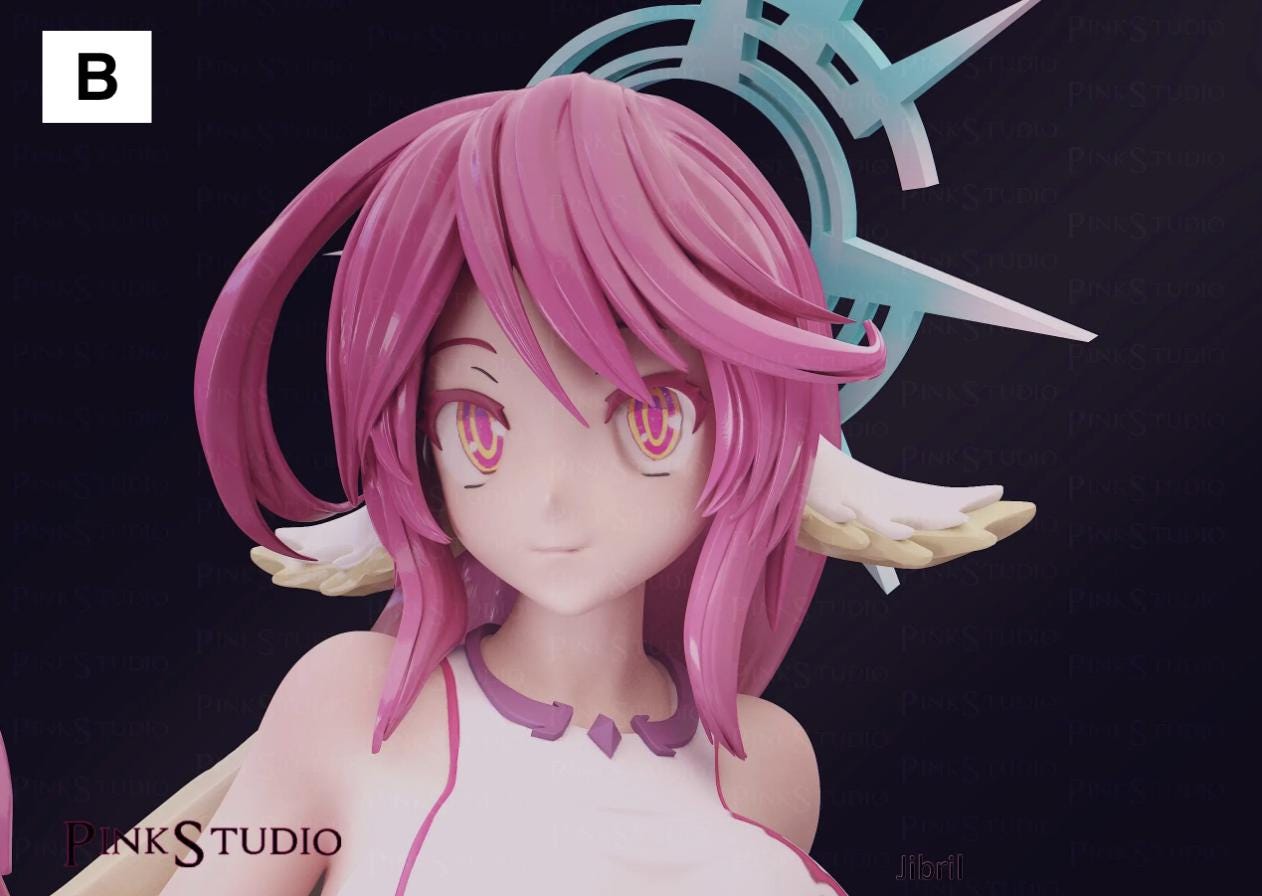 No Game No Life Inspired Fanart Jibril Resin Model Kit