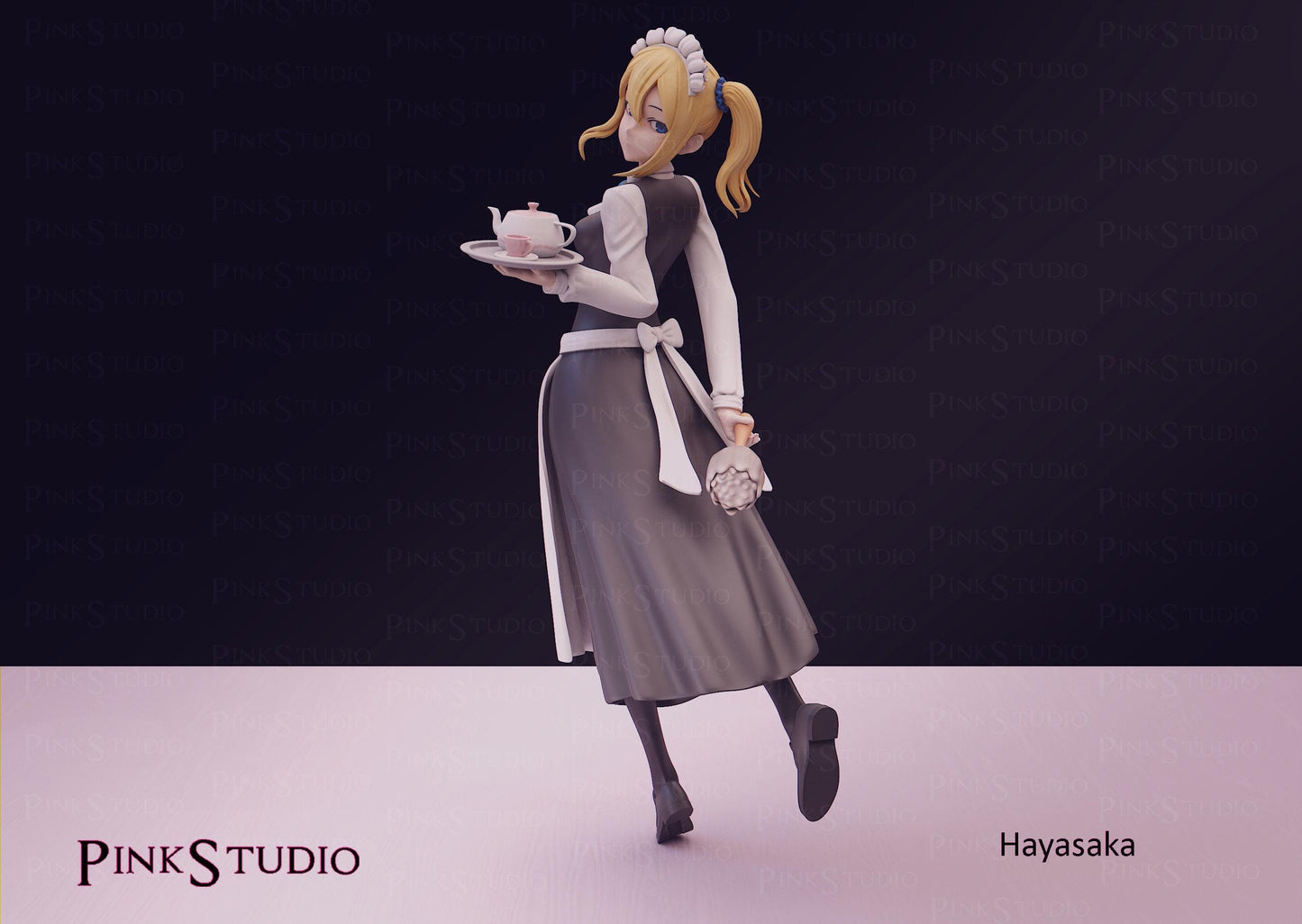 Love is War Inspired Fanart Hayasaka Resin Model Kit 19cm