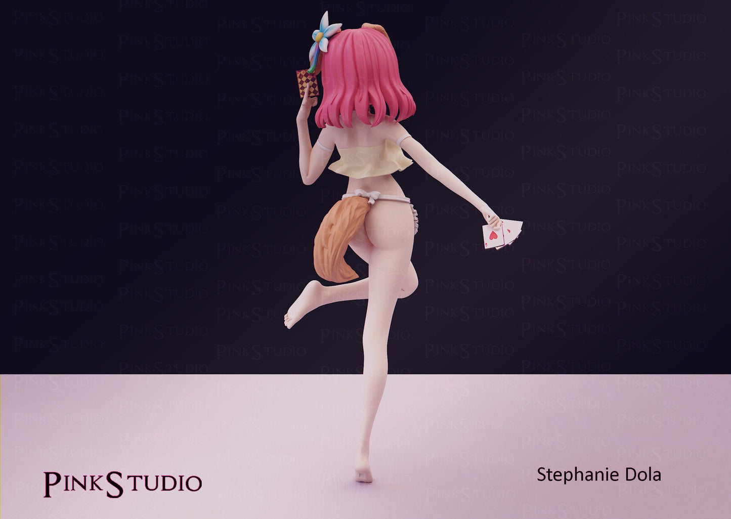 No Game No Life Inspired Fanart Stephanie Dola Resin Model Kit 18cm