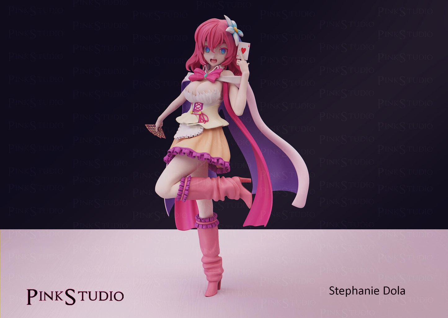 No Game No Life Inspired Fanart Stephanie Dola Resin Model Kit 18cm