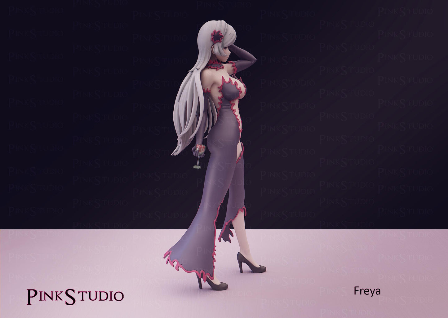 Danmachi Inspired Fanart Freya Resin Model Kit 19cm