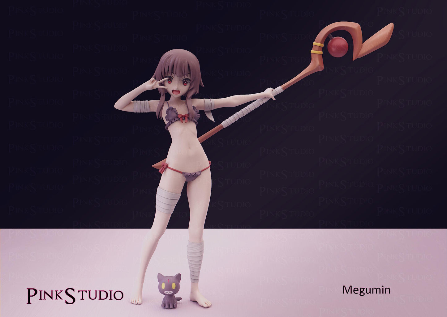 Konosuba Inspired Fanart Megumin Model Resin Kit 17cm