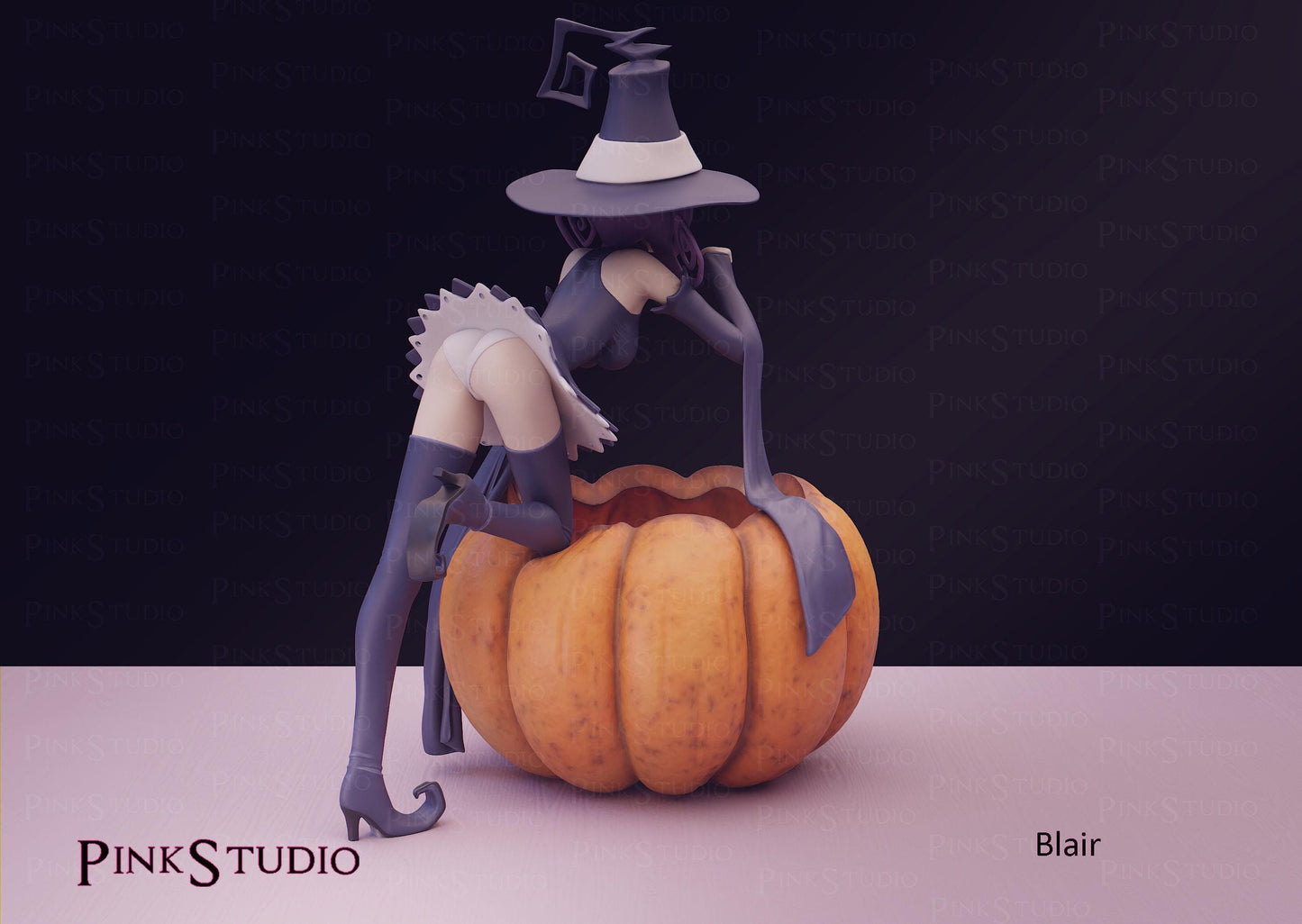 Soul Eater Inspired Fanart Blair Witch Resin Model Kit 14cm