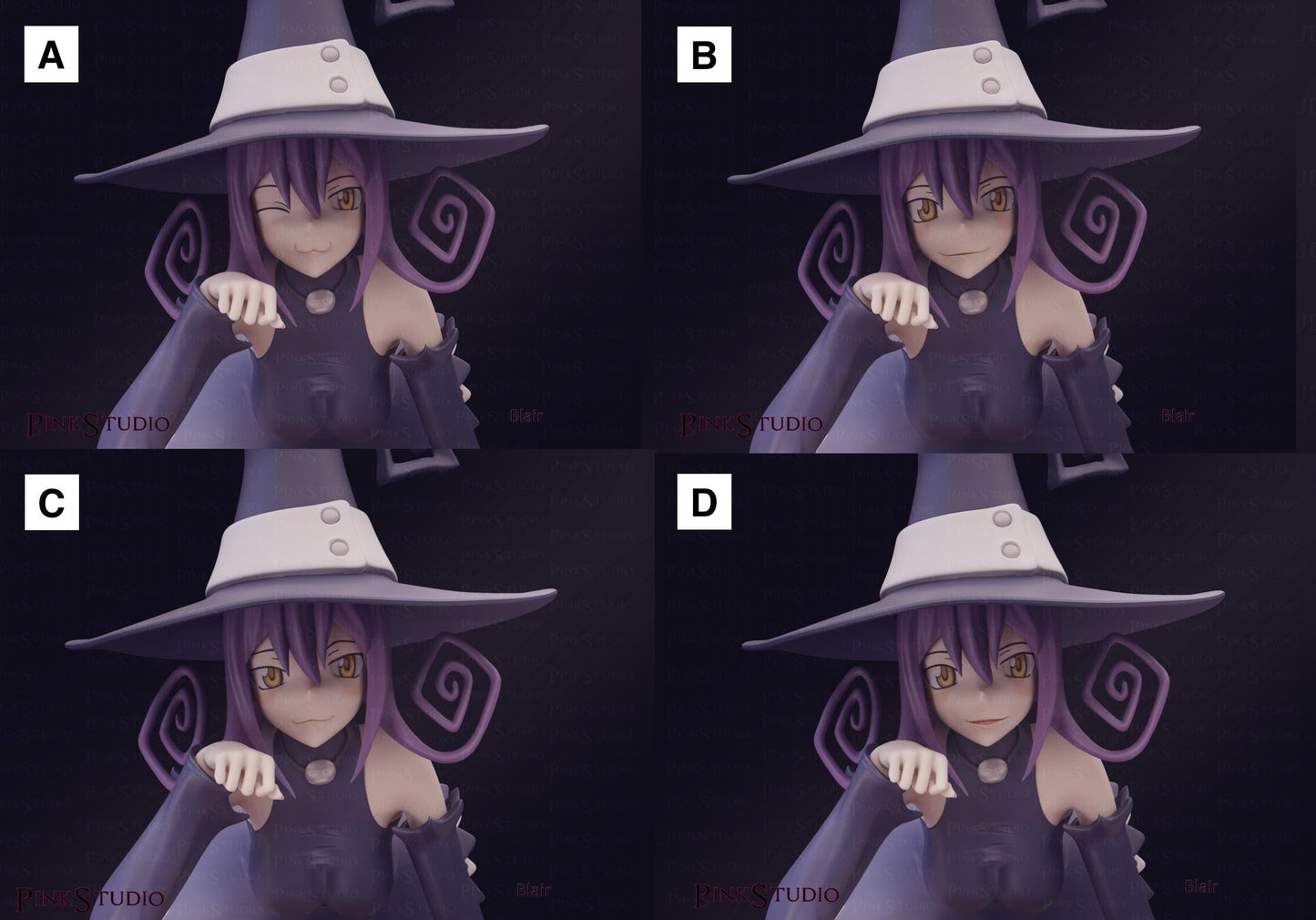 Soul Eater Inspired Fanart Blair Witch Resin Model Kit 14cm