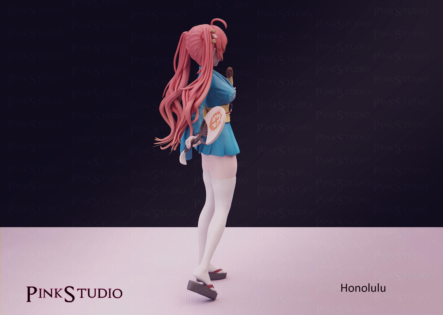 Azur Lane Inspired Fanart Honolulu Resin Model Kit 20cm