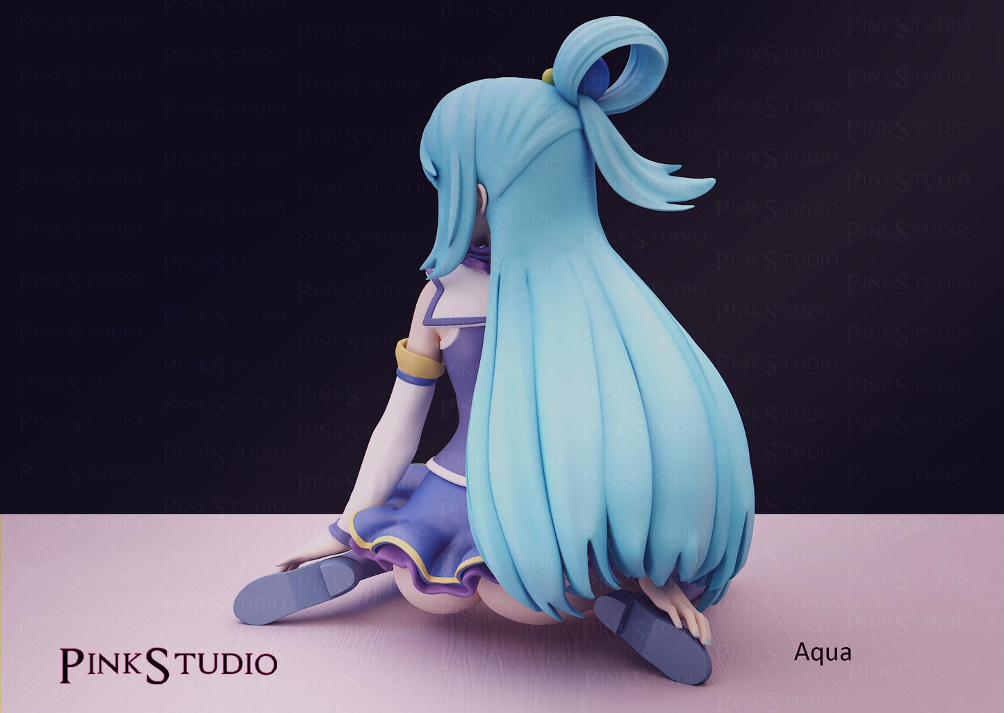 Konosuba Inspired Fanart Aqua Resin Model Kit