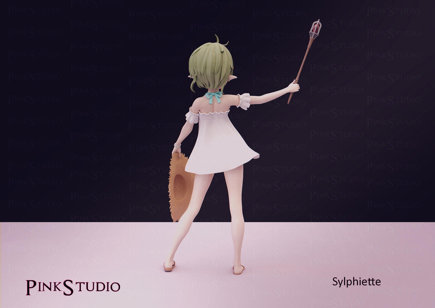 Mushoku Tensei Inspired Fanart Sylphiette Resin Model Kit