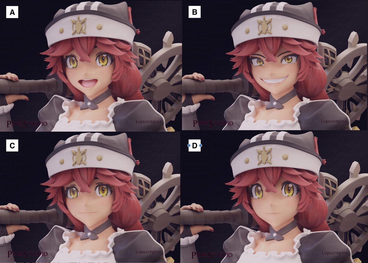 Overlord Inspired Fanart Lupusregina Beta Resin Model Kit 19cm