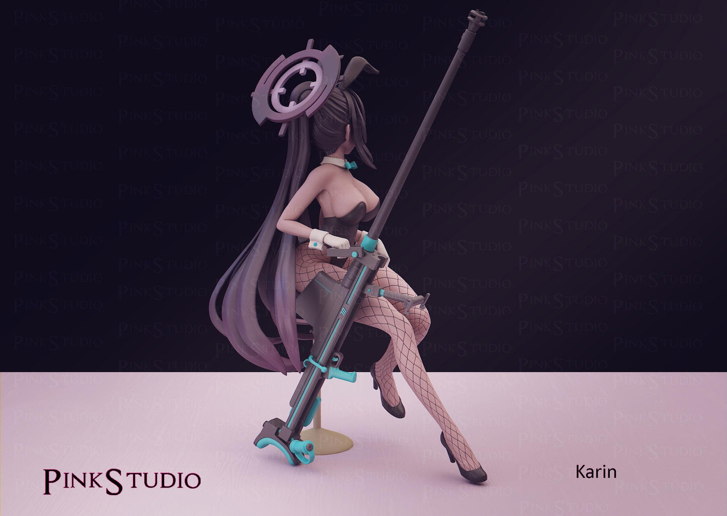 Blue Archive Inspired Fanart Karin Resin Model Kit 14.5cm