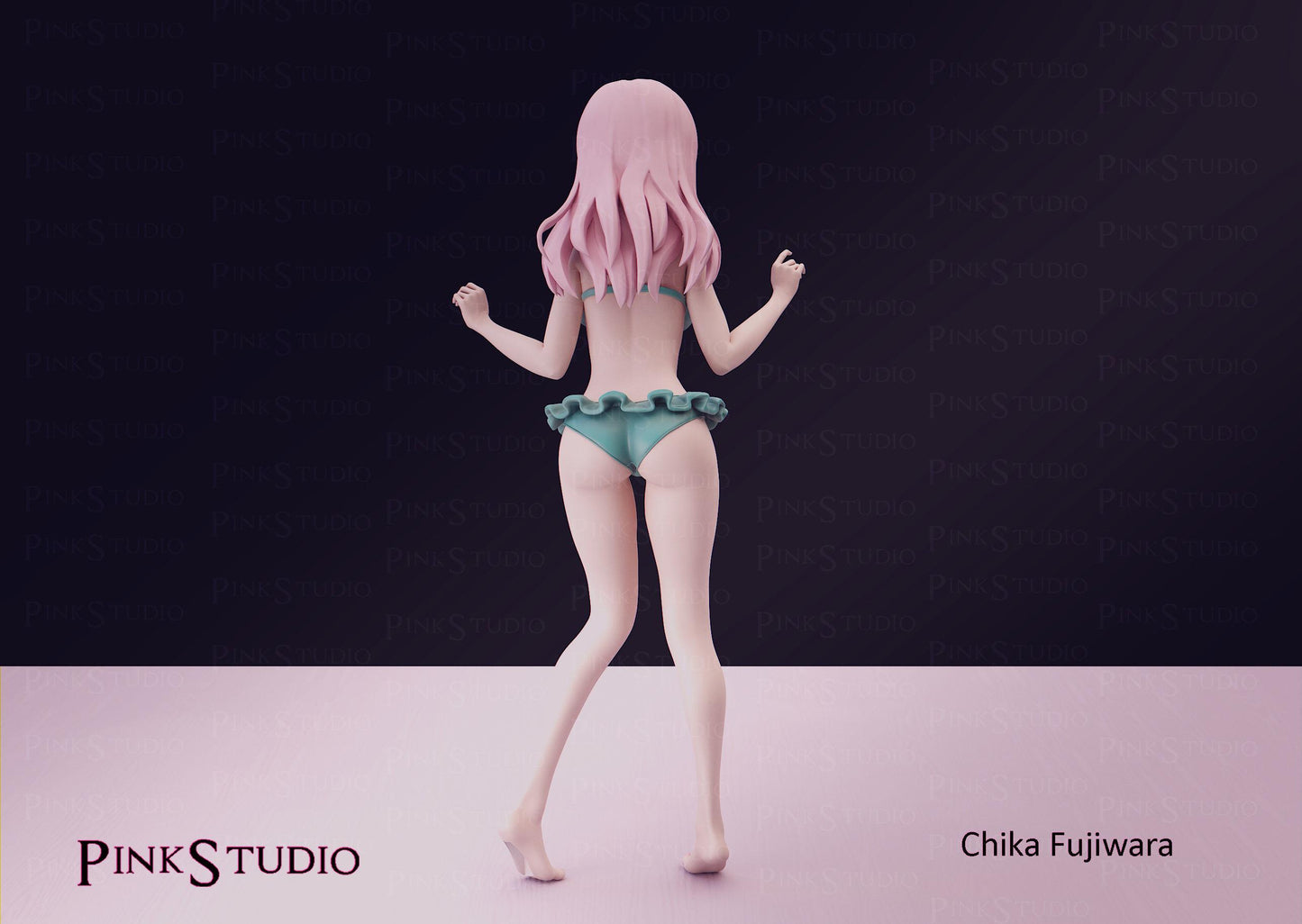 KaguyaInspired Fanartsama Love Is War - Chika Fujiwara Resin Model Kit 16cm
