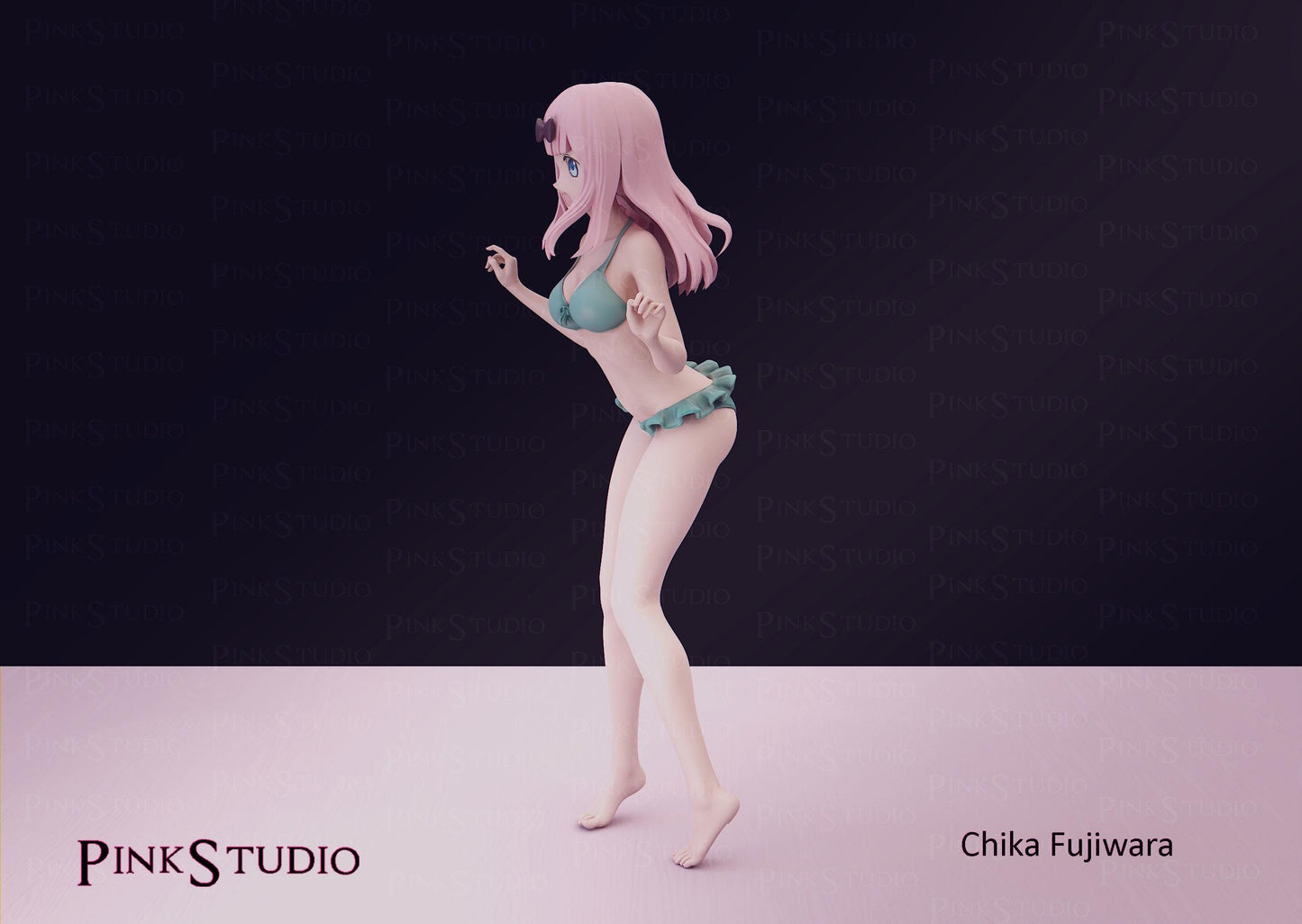 KaguyaInspired Fanartsama Love Is War - Chika Fujiwara Resin Model Kit 16cm