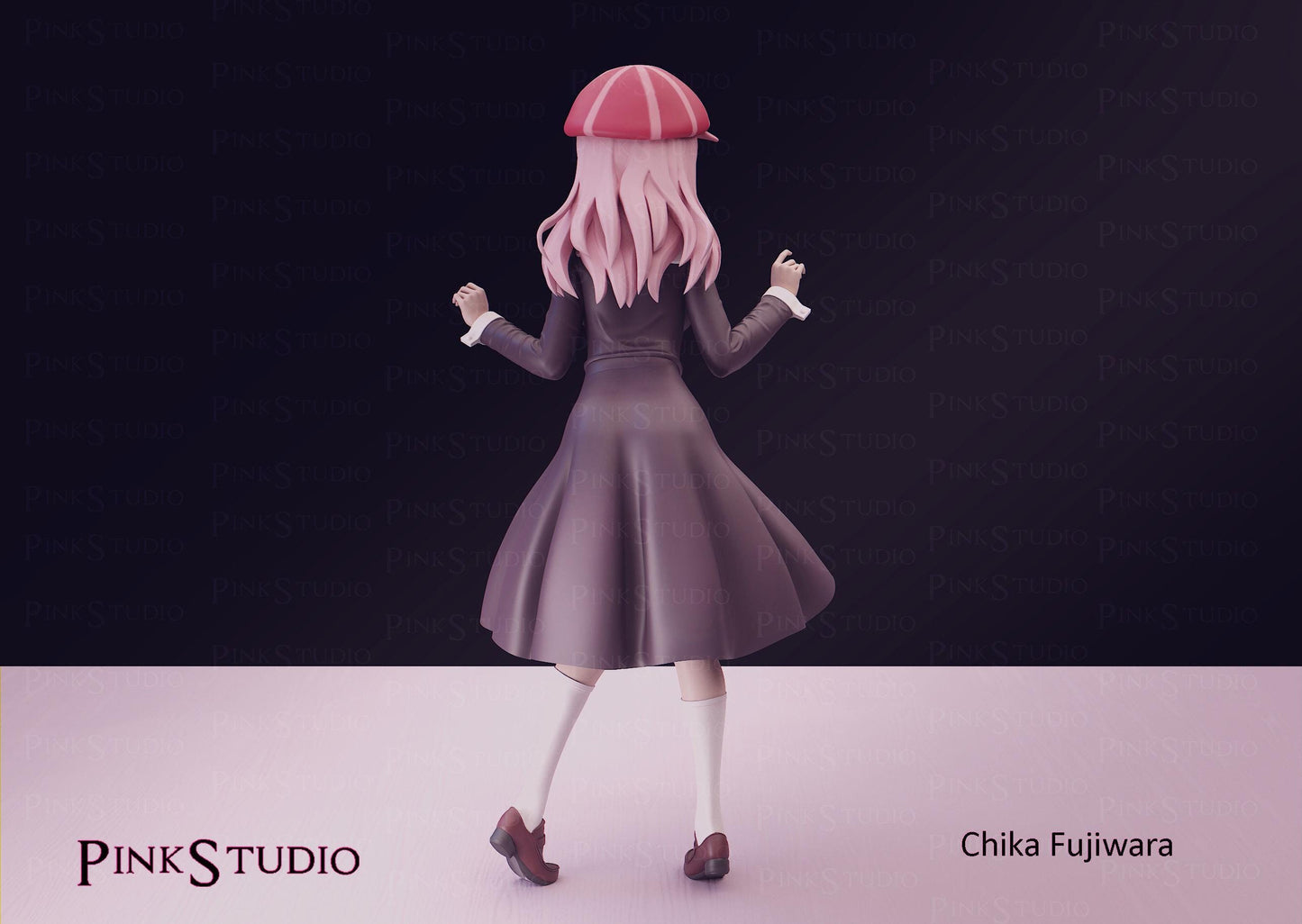 KaguyaInspired Fanartsama Love Is War - Chika Fujiwara Resin Model Kit 16cm