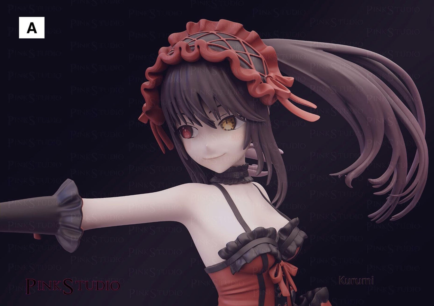 Kurumi Tokisaki Inspired Fanart Date A Live Resin Model Kit 19.5cm