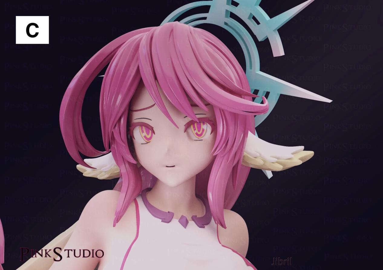 No Game No Life Inspired Fanart Jibril Resin Model Kit