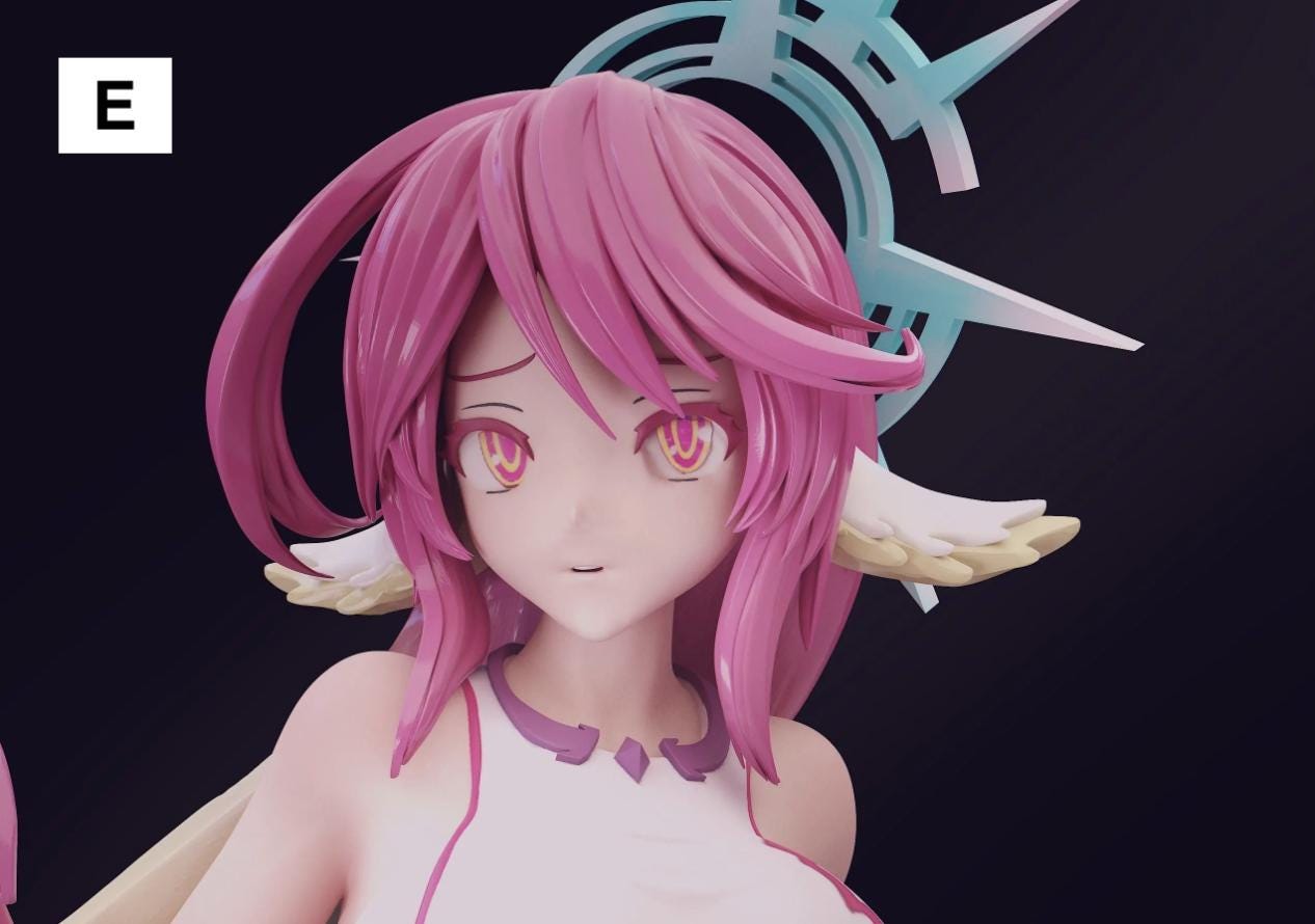 No Game No Life Inspired Fanart Jibril Resin Model Kit