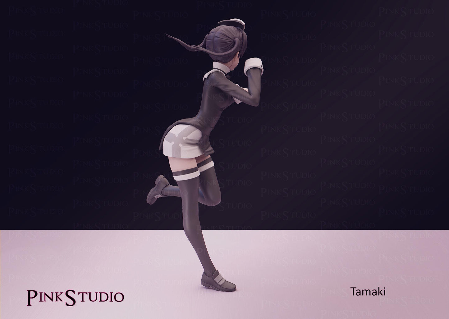 Fire Force Inspired Fanart Tamaki Resin Model Kit 19cm