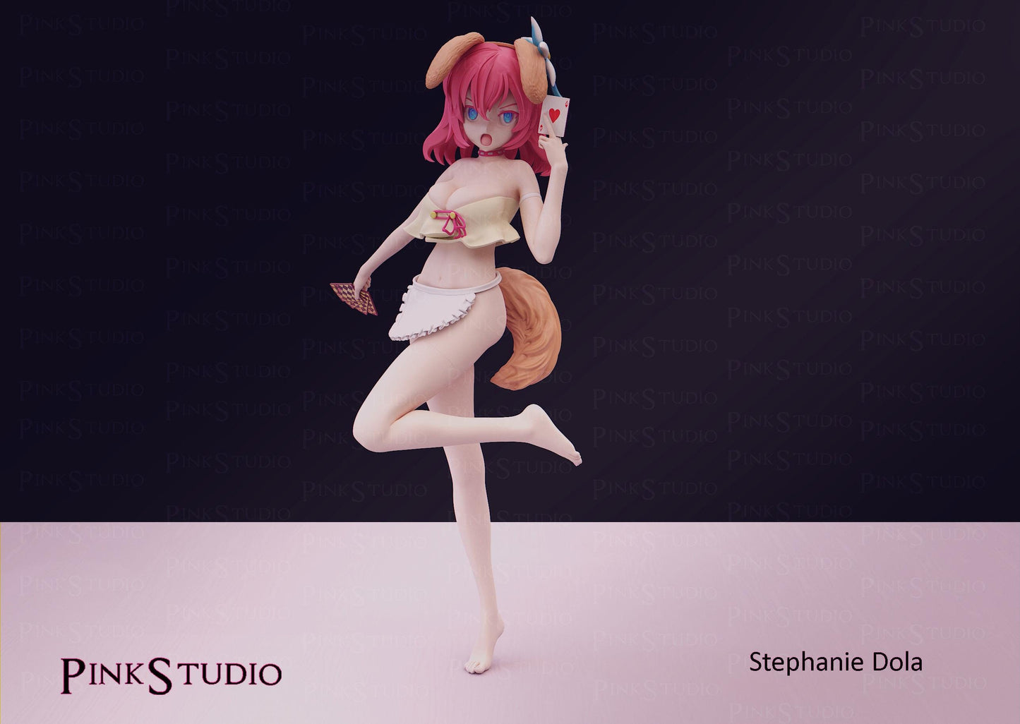 No Game No Life Inspired Fanart Stephanie Dola Resin Model Kit 18cm