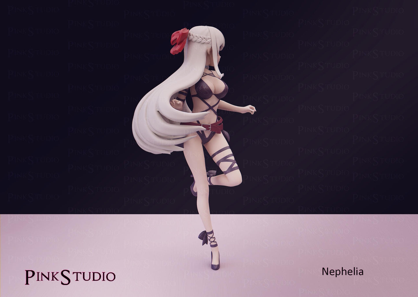 Nephelia Inspired Fanart An Archdemons Dilemma How to Love your Elf Bride Resin Model Kit 17.8cm