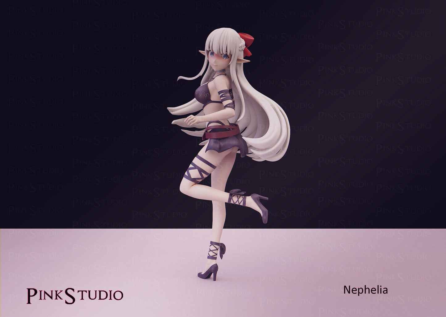 Nephelia Inspired Fanart An Archdemons Dilemma How to Love your Elf Bride Resin Model Kit 17.8cm