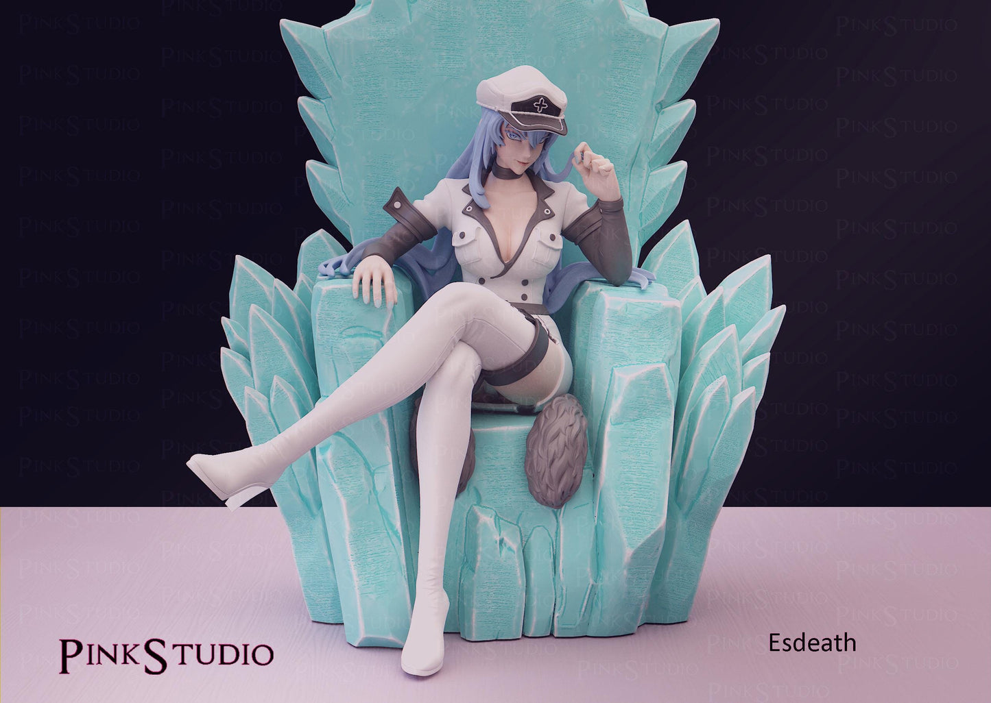 Esdeath Inspired Fanart Akame Ga Kill Resin Model Kit
