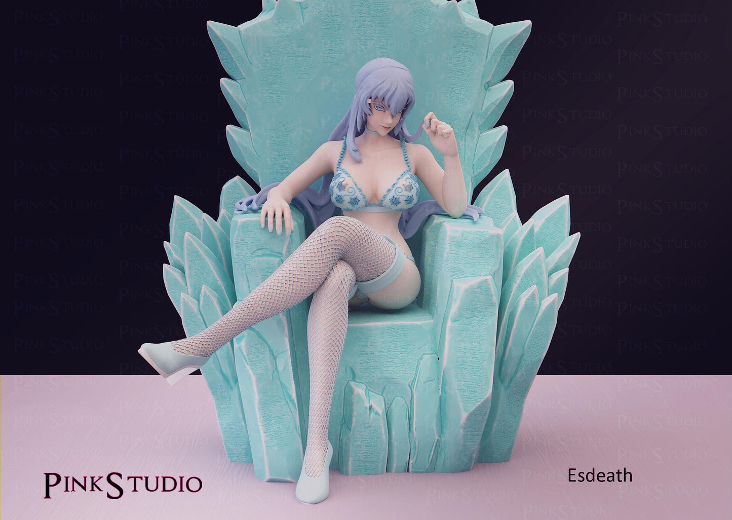 Esdeath Inspired Fanart Akame Ga Kill Resin Model Kit