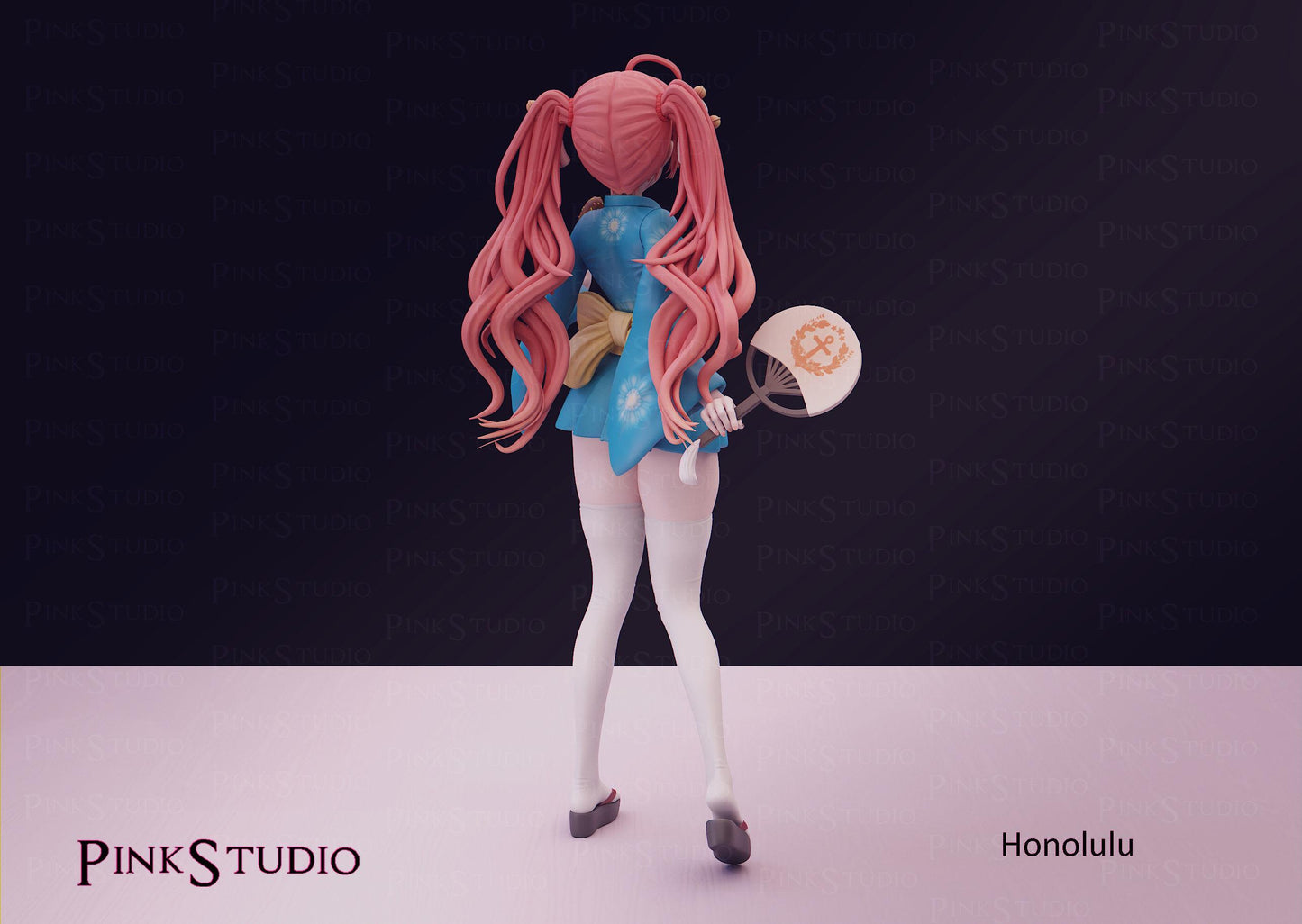 Azur Lane Inspired Fanart Honolulu Resin Model Kit 20cm