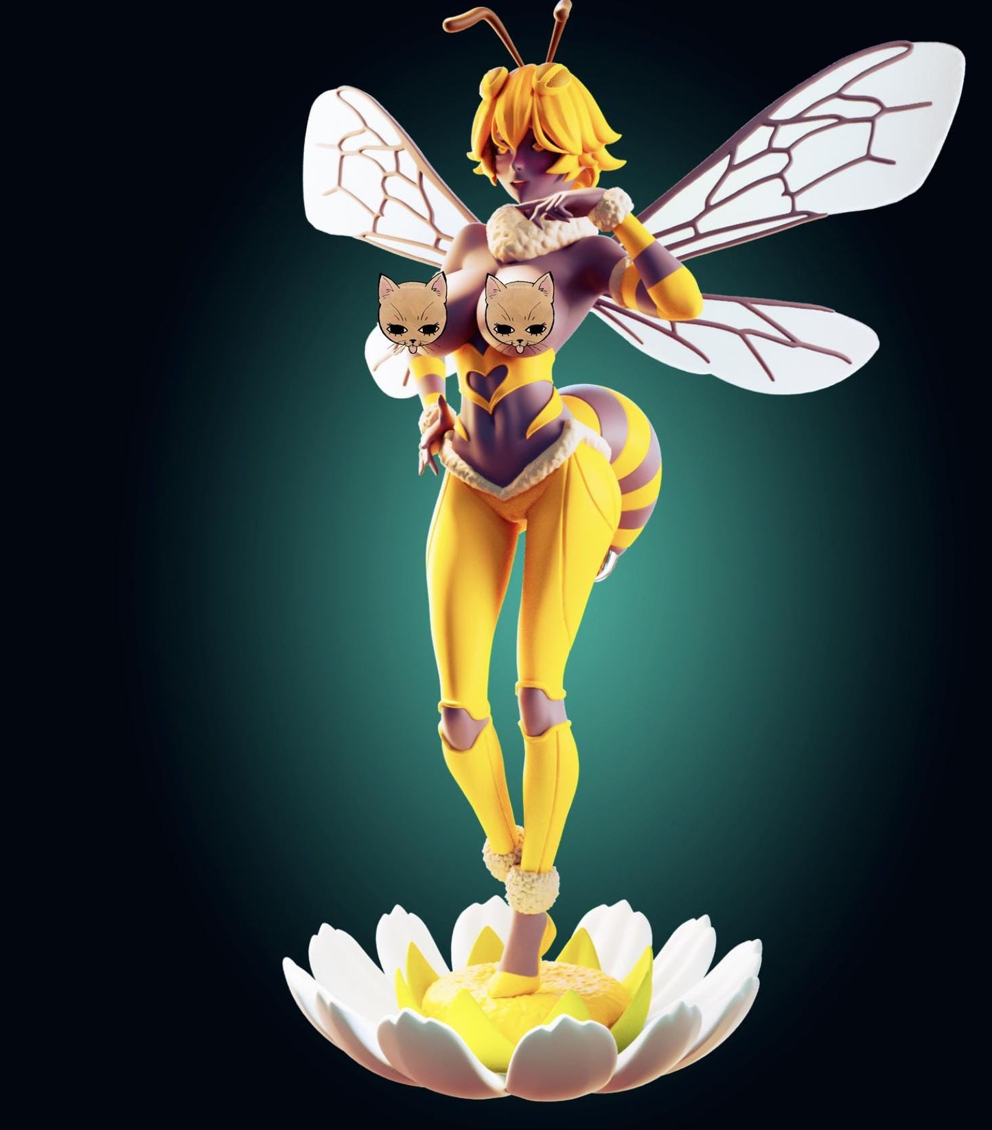 Bee Girl Waifu Resin Model Kit Designed by Officer Rhu