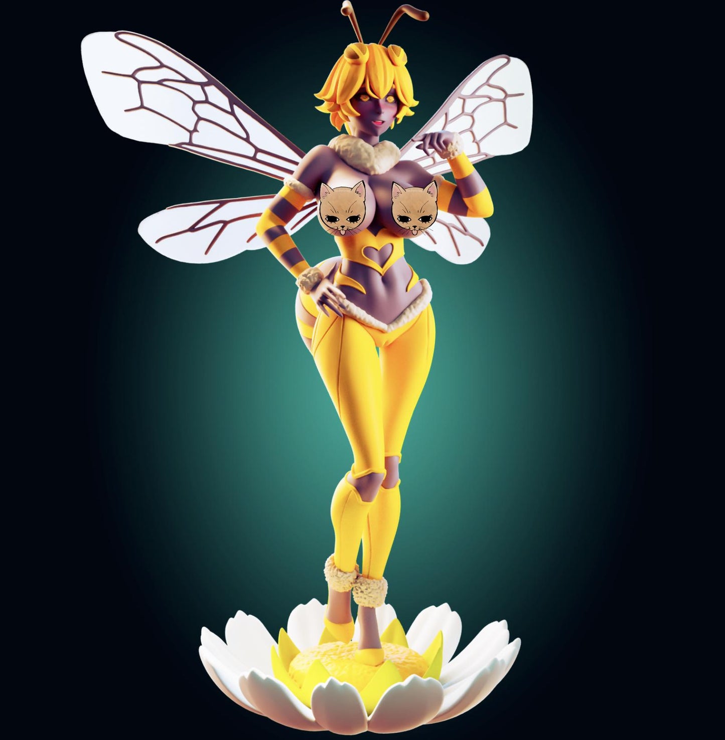 Bee Girl Waifu Resin Model Kit Designed by Officer Rhu