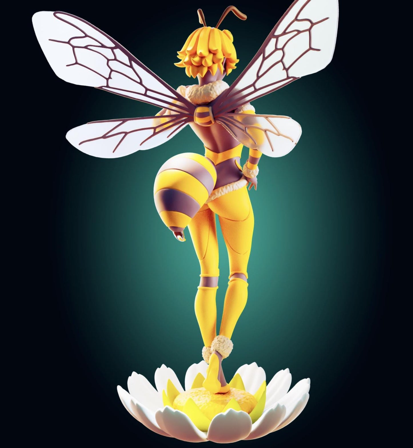Bee Girl Waifu Resin Model Kit Designed by Officer Rhu