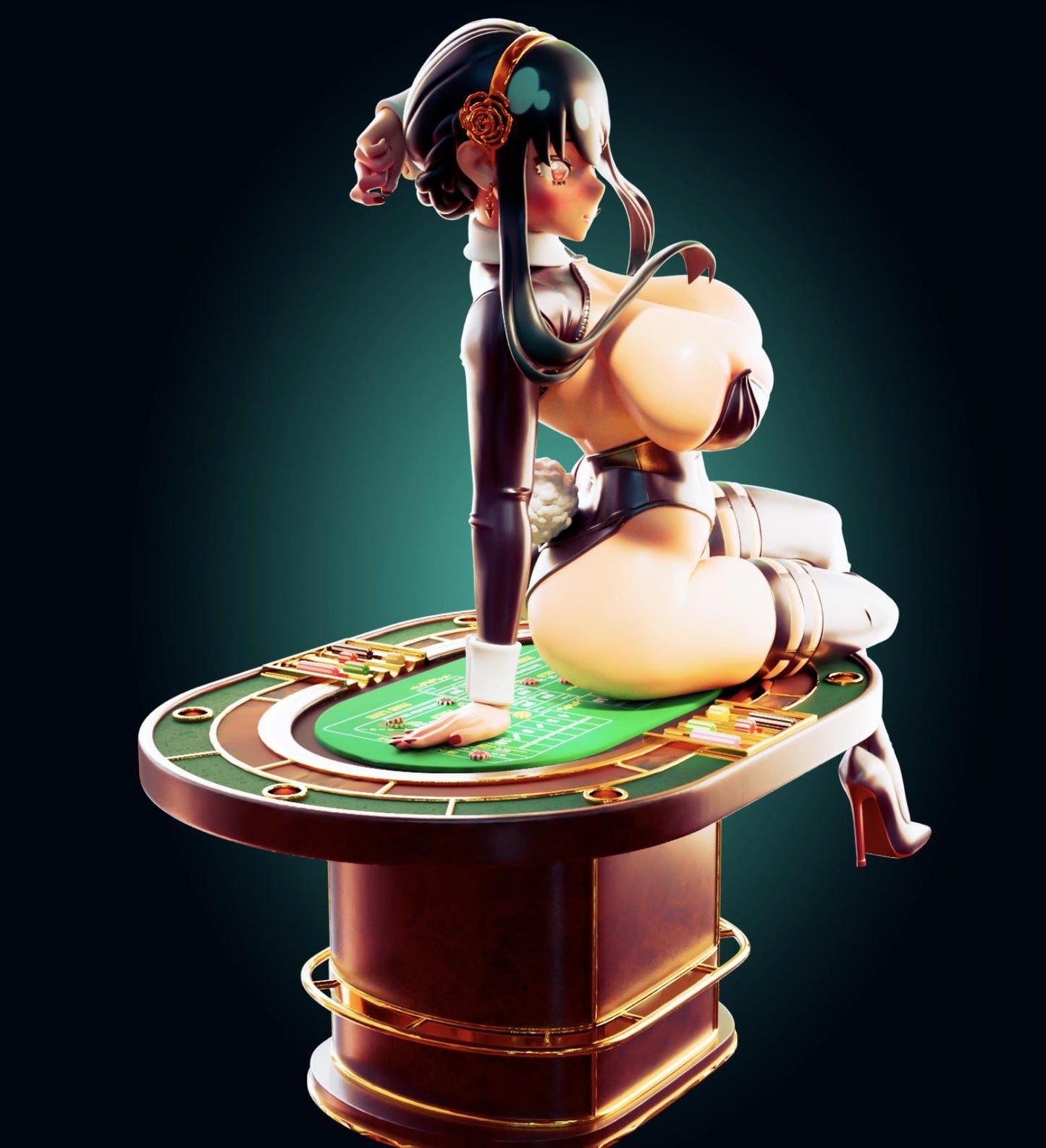Yor Forger Spy x Family Inspired Fanart Resin Model Kit Designed by Officer Rhu
