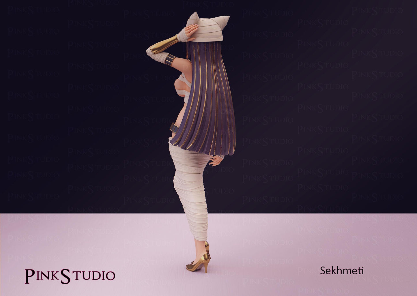 Sekhmeti Monster Musume Inspired Resin Model Kit - Designed by Officer Rhu