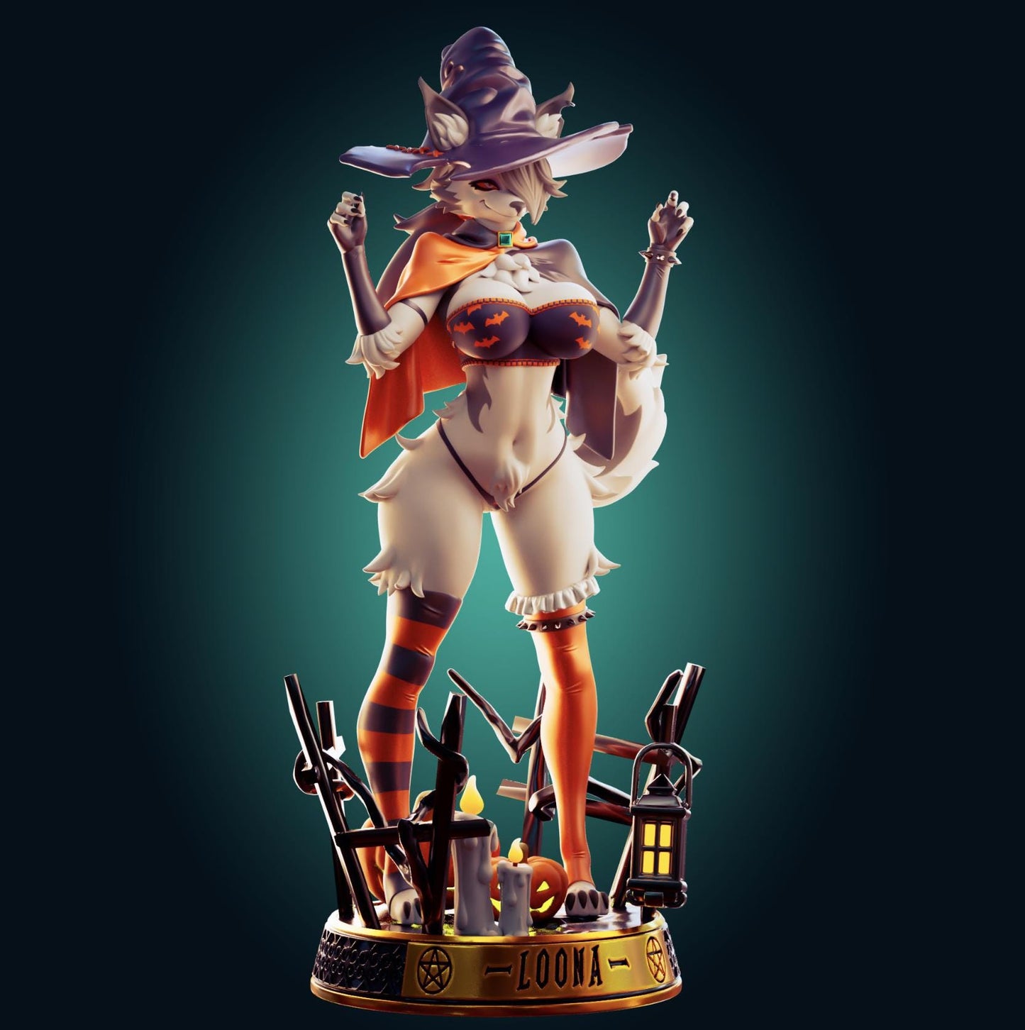 Wolf Girl Resin Model Kit - Designed by Officer Rhu