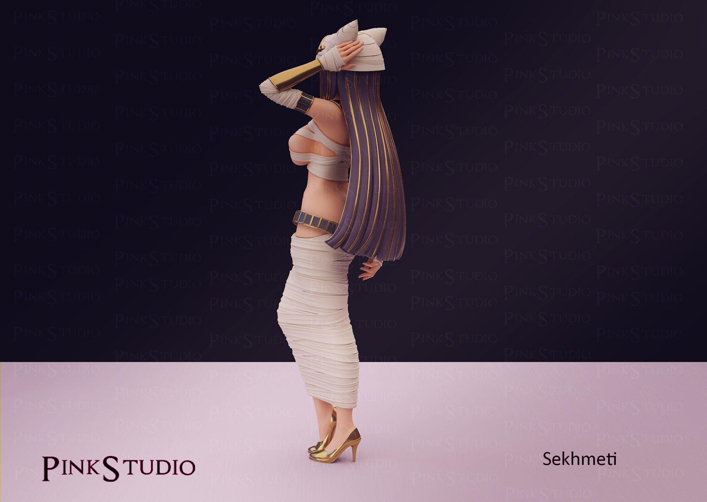 Sekhmeti Monster Musume Inspired Resin Model Kit - Designed by Officer Rhu