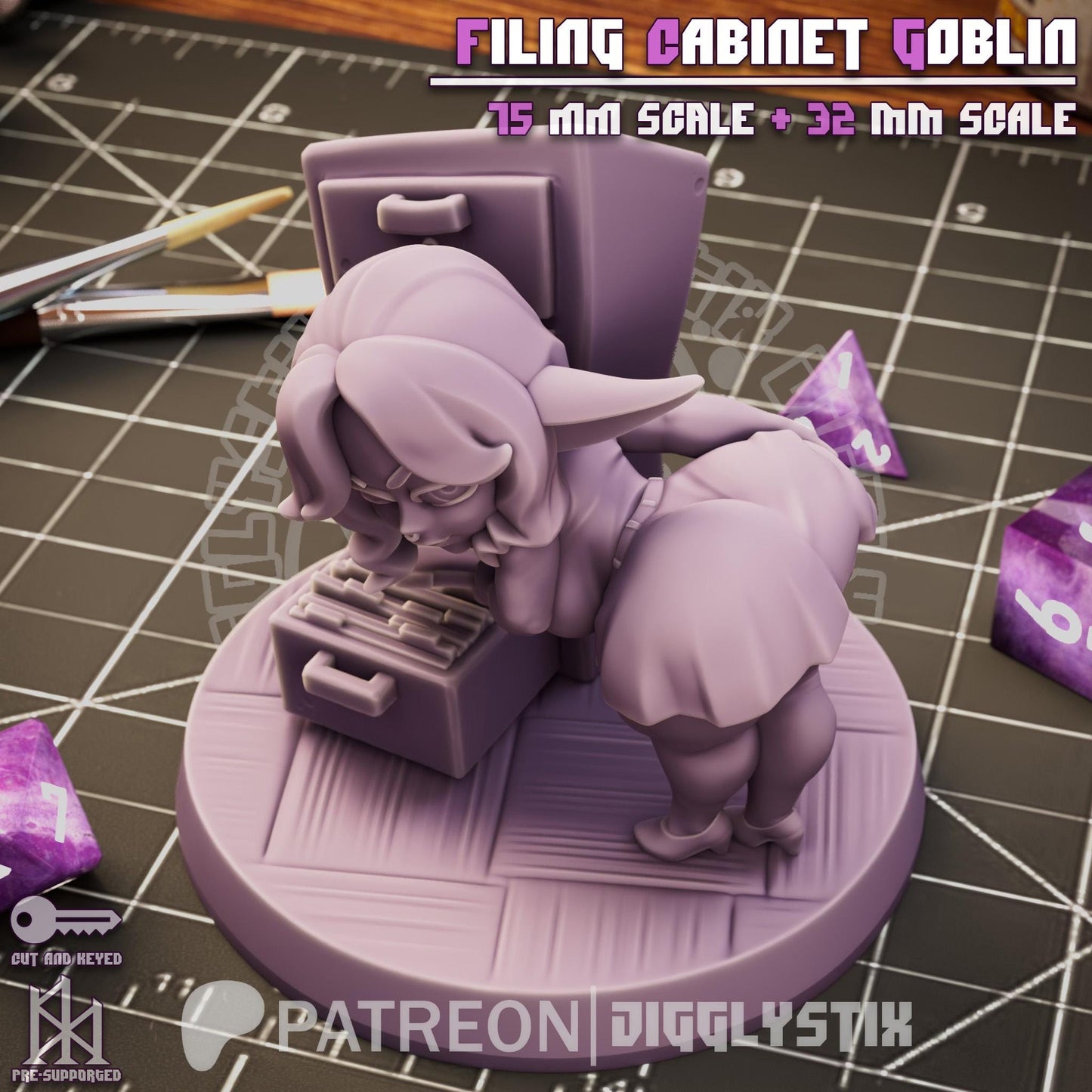 Filing Cabinet Goblin Mini - 32mm or 75mm - Jigglystix