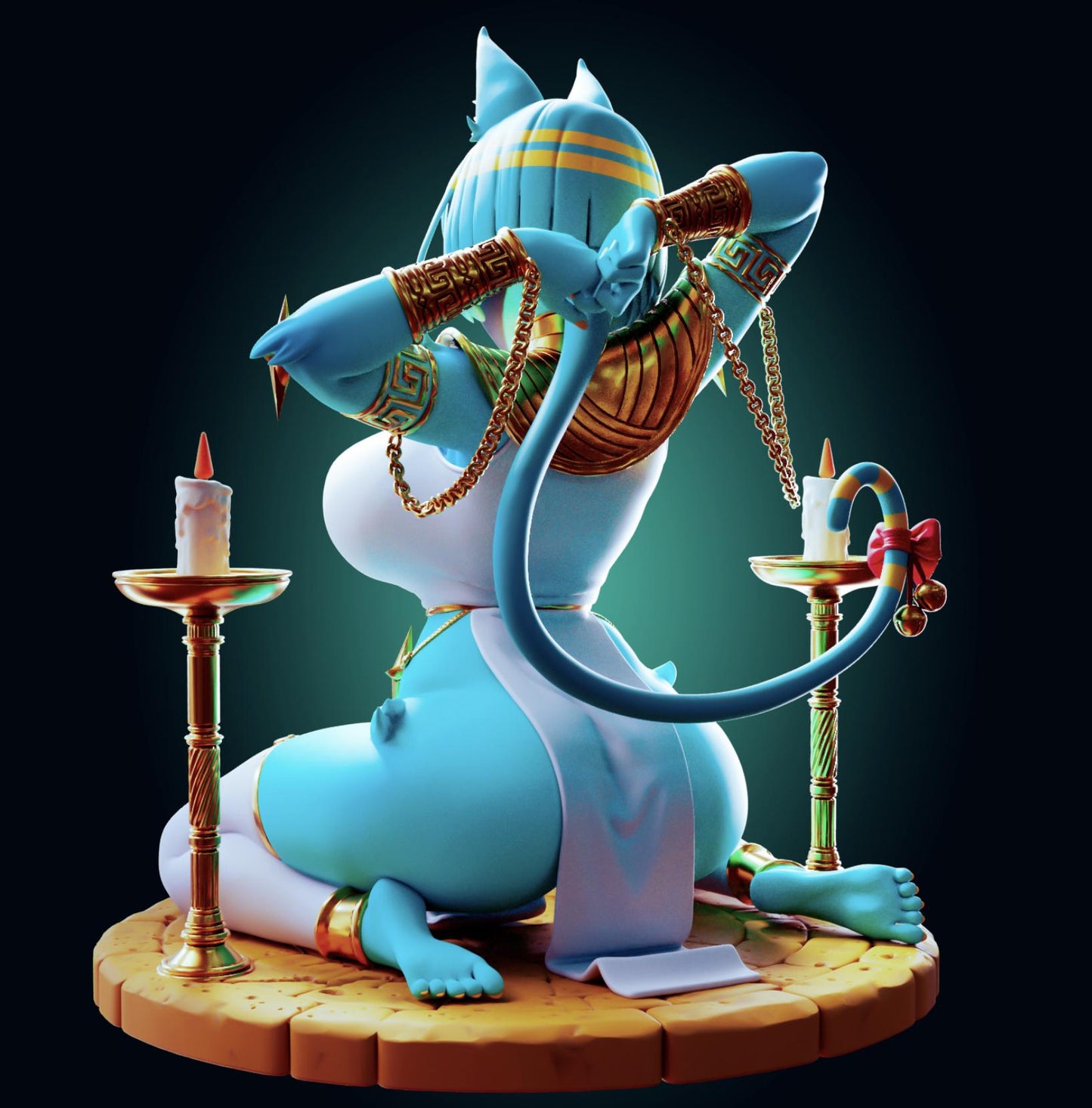 Nyanlathotep Cat Girl Inspired Model Kit - 150mm 1/6 Scale - Designed by Officer Rhu
