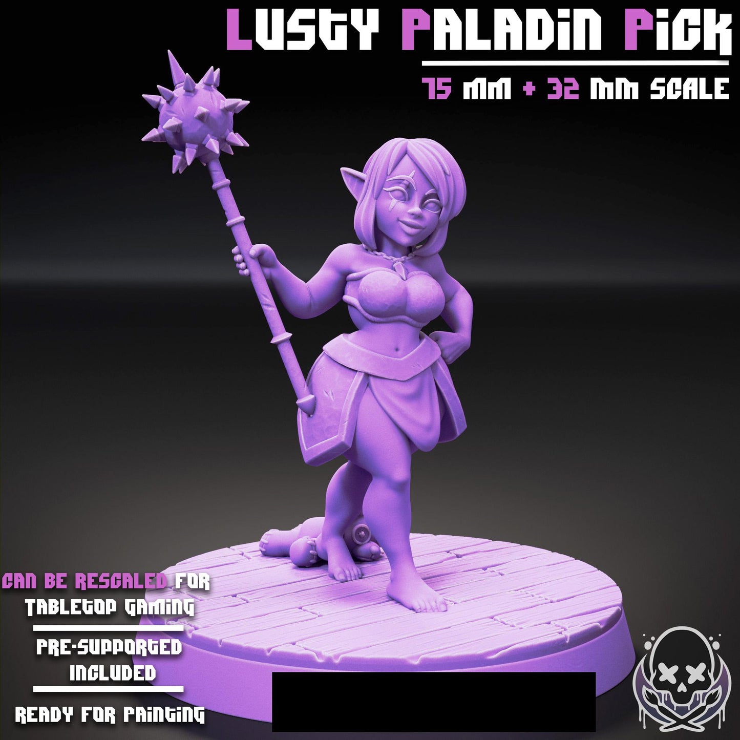 Lusty Paladin Pick Mini - 32mm or 75mm - Jigglystix