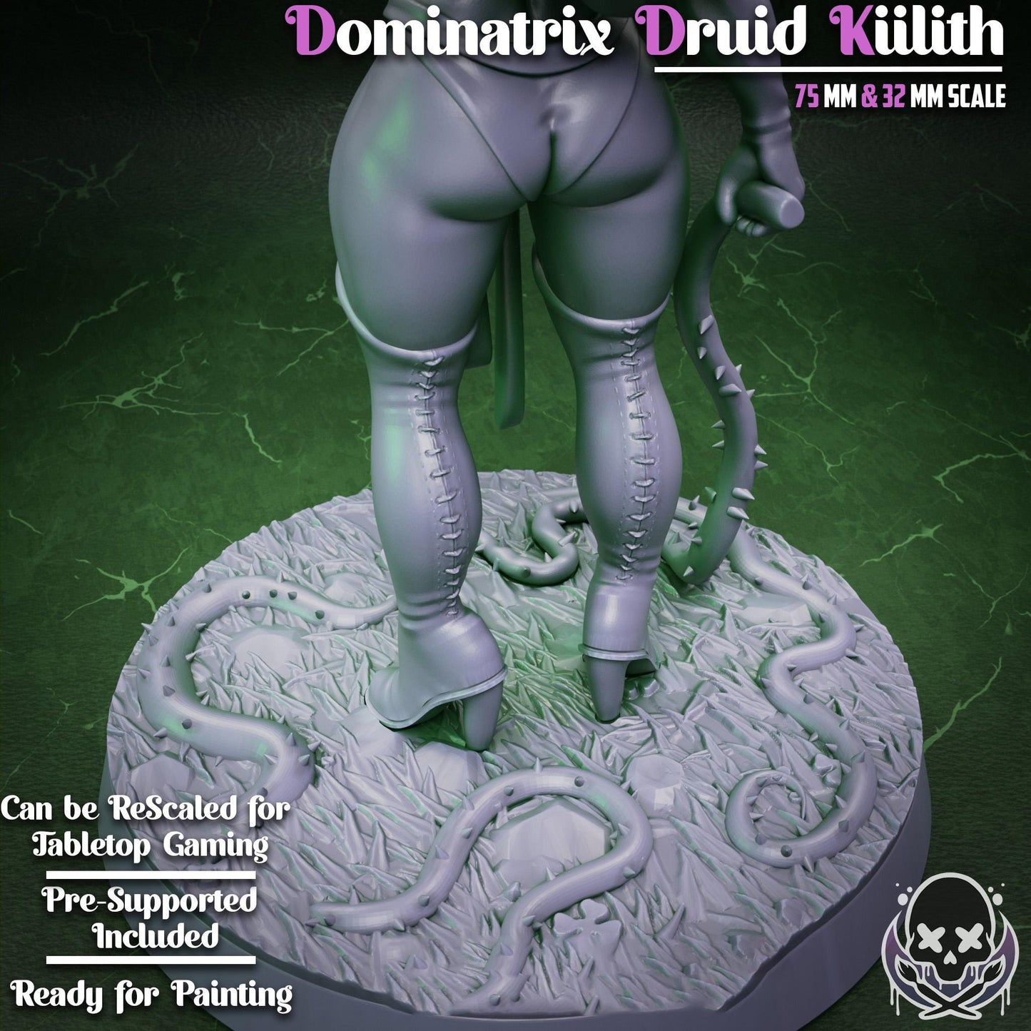 Dominatrix Druid Kilith Mini - 32mm or 75mm - Jigglystix