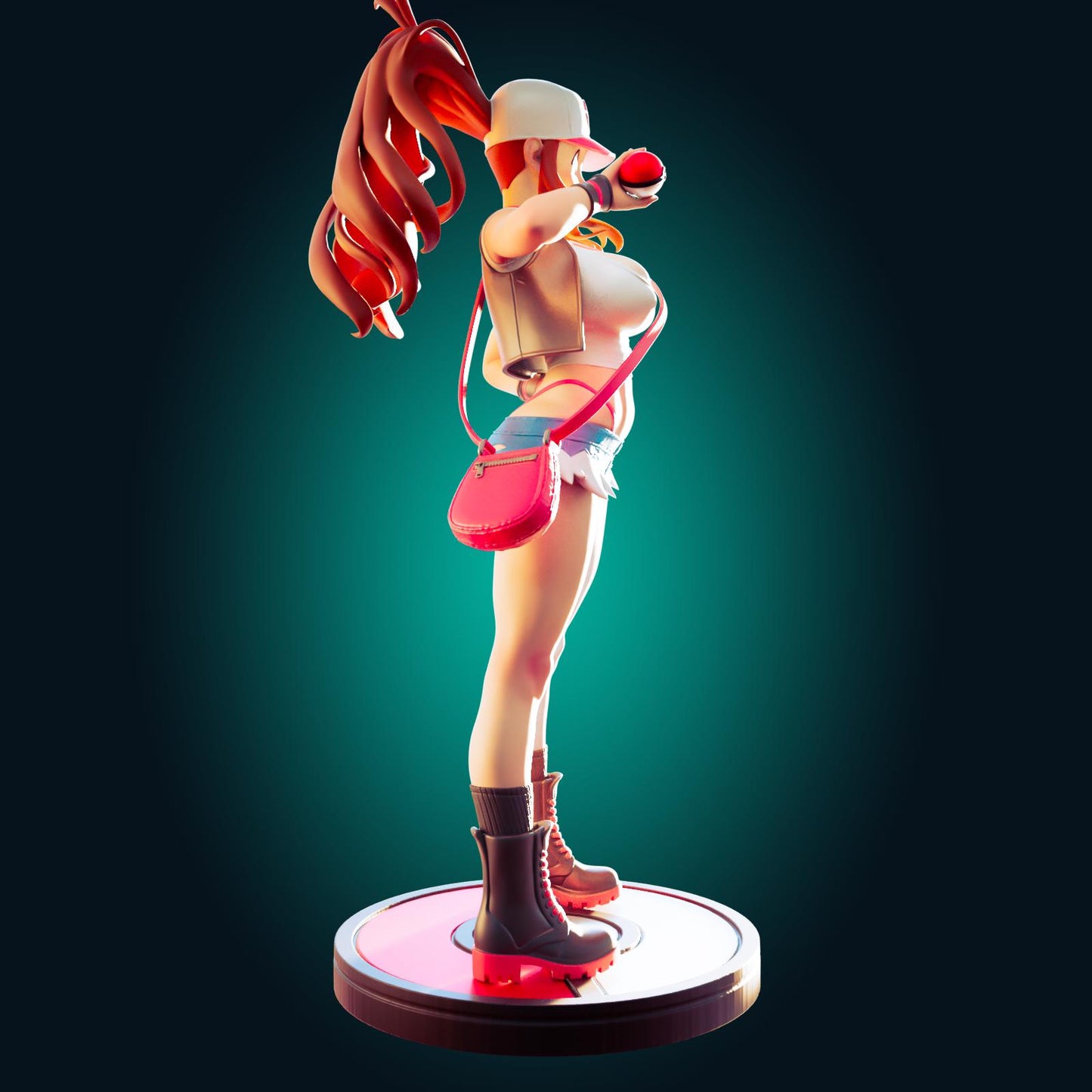 Gym Girl Resin Model Kit - Designed by Officer Rhu