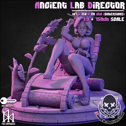 Ancient Lab Director Pin Up Model | Jigglystix