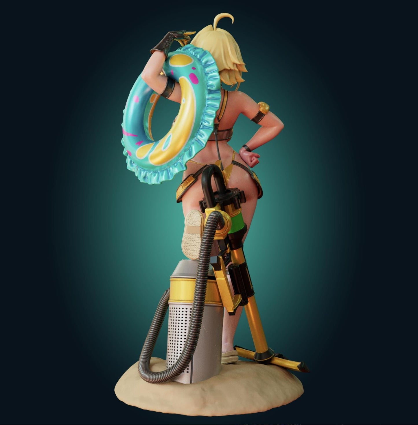 Nikke Inspired Elegg Model Kit | 3D Resin Print Figurine | Officer Rhu