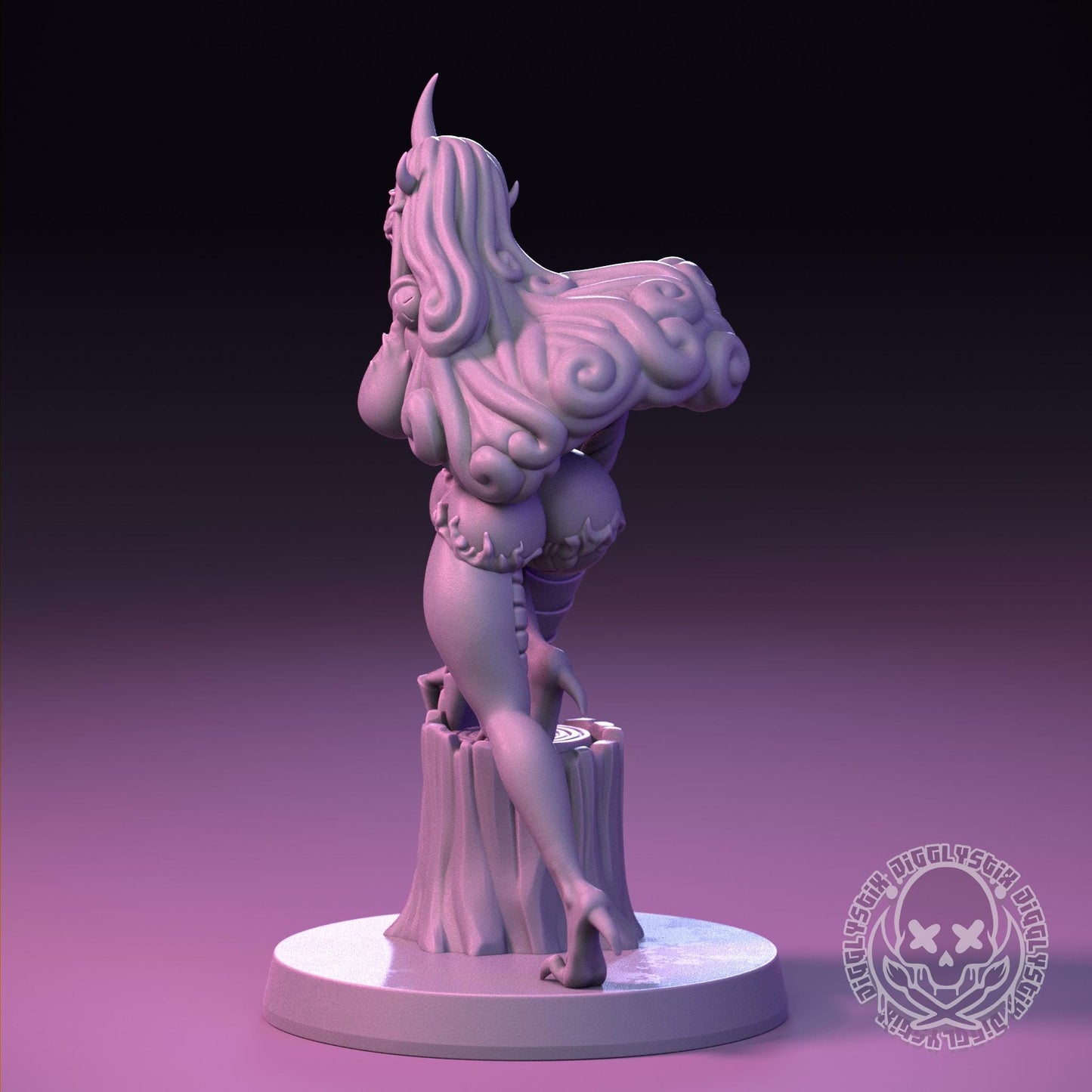 Eldritch Insectoid Pin Up Miniature | Jigglystix